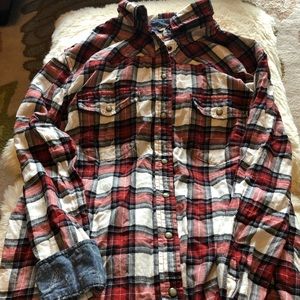 Jachs girlfriend flannel size large